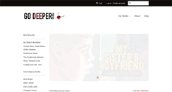 Desktop Screenshot of godeeperpress.com